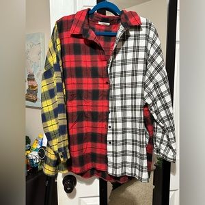 WOMENS multi color flannel